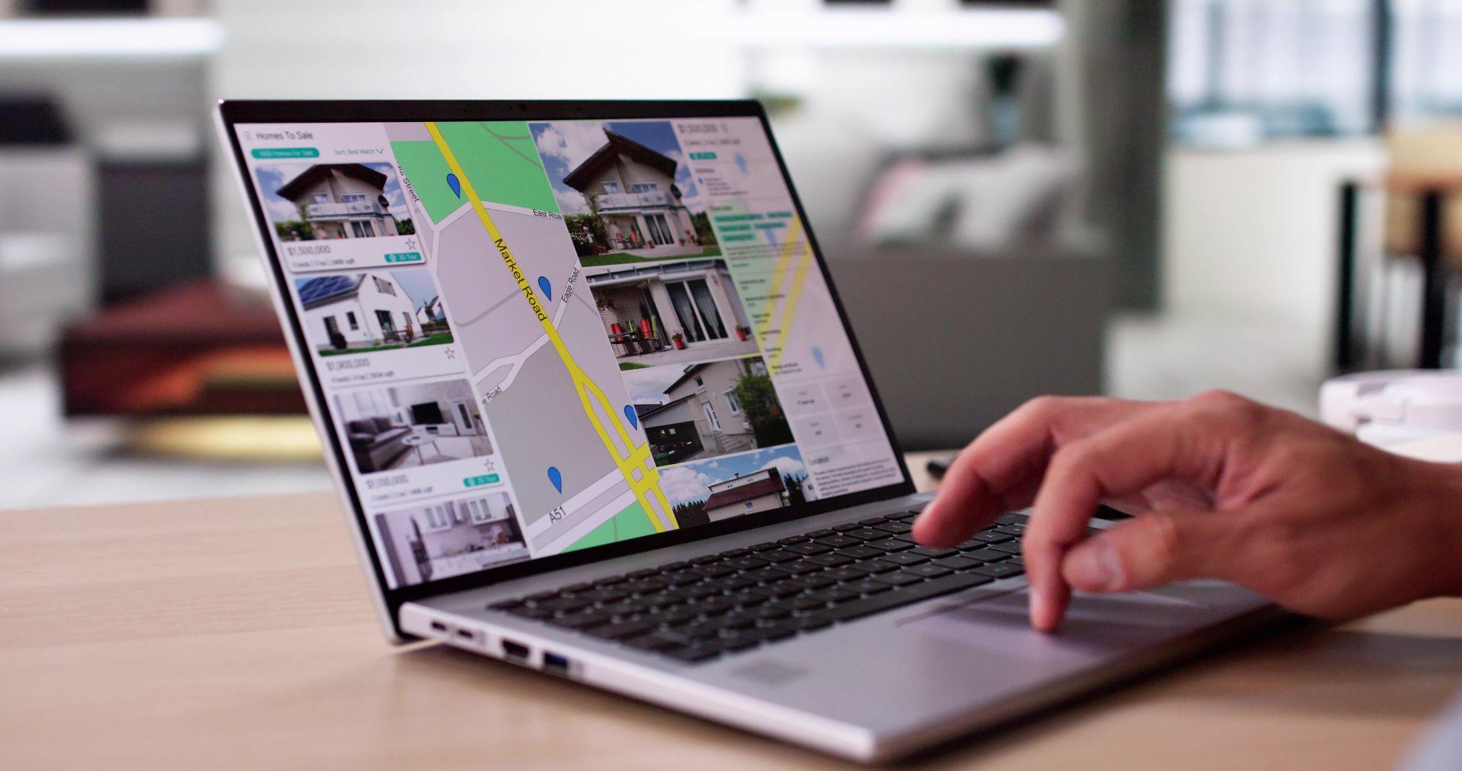 A person marketing their salt lake city home online