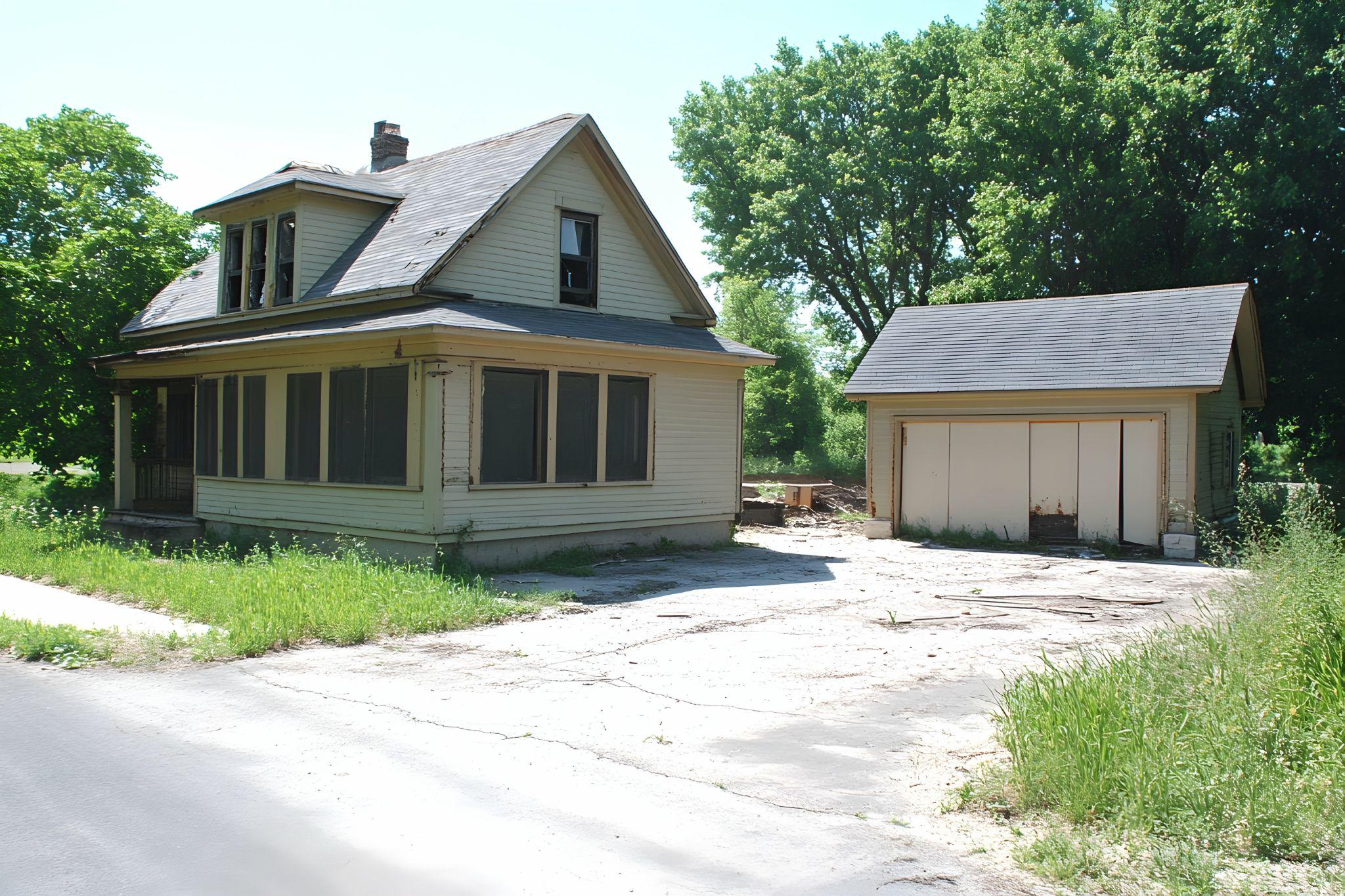Old house that needs repairs